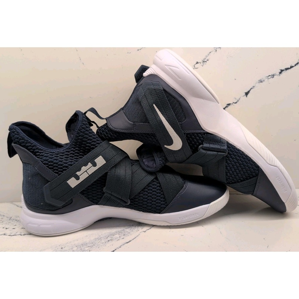 Size 16.5 Nike LeBron‎ Soldier XII 12 TB Navy Men Basketball Sneakers AT3872-406
